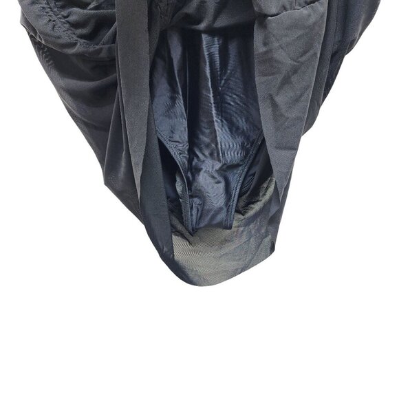 Leopard Print V-Neck Swim Dress With Ruched Sides & Built-In Bottoms Size XXL - Picture 5 of 7